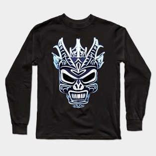 Vodoo shaman mask design Long Sleeve T-Shirt